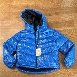 Mayoral Shiny Blue Kids Puffer Jacket